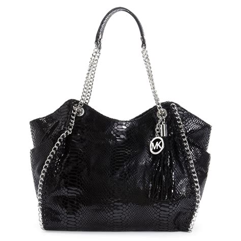 michael kors chelsea large shoulder tote patent python|Michael Kors Python Tote Bags for Women for sale .